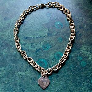 Authentic Return to Tiffany Sterling Necklacee